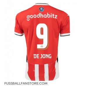 PSV Eindhoven Luuk de Jong #9 Replik Heimtrikot 2024-25 Kurzarm